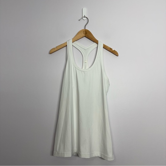 Lululemon Cool Racerback II *Nulu White Size 10 PTP 16.5” - Picture 1 of 4